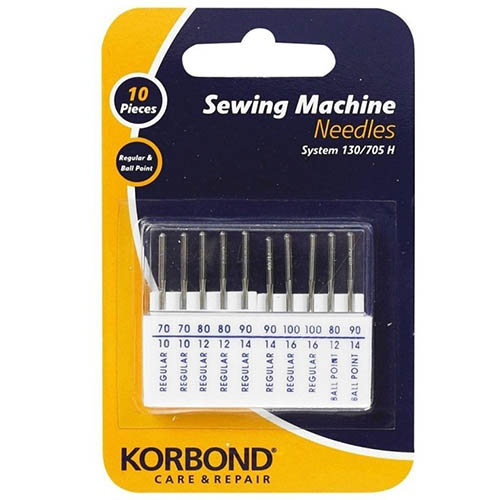 10 agujas Korbond para máquinas de coser