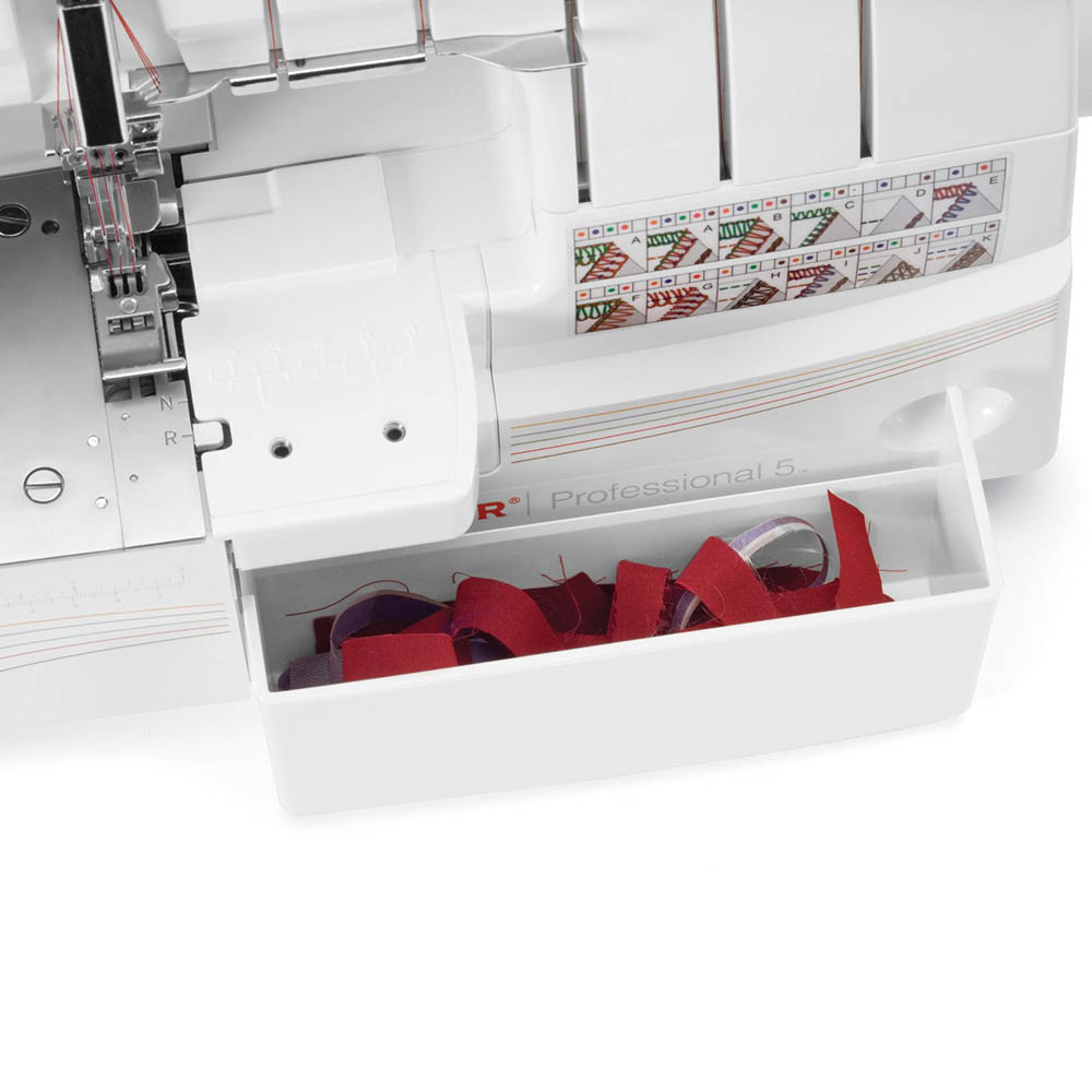 Singer Overlock Professional 5 bandeja