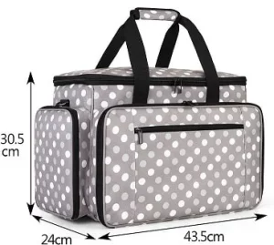 Bolsa Grande Para Maquina De Coser Con Ruedas Asas Y Con Multiples Espacios