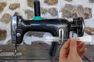 cepillos maquina coser antigua